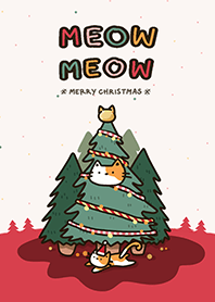 MEOW MEOW : Here's a cat christmas tree.