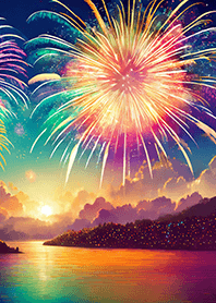 Beautiful Fireworks Theme#889