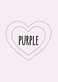 Purple 3 / Line Heart