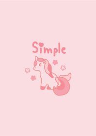 simple minimal pony pink sweet cute