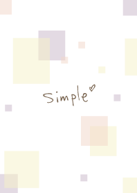 Adult simple square15 from Japan