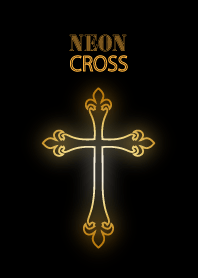 Neon cross gold version