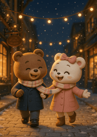 Cozy Winter Evening Smiles