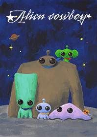 Alien space cowboy