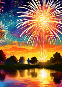 Beautiful Fireworks Theme#55