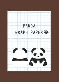 PANDA GRAPH PAPER/DEEP BROWN
