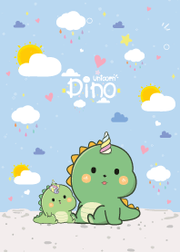 Dino Unicorn Cute Cloud Kawaii