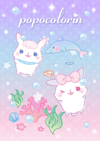 うさぎのぽぽころりん（海）