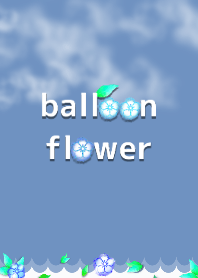 Balloon Flower Simple blue2