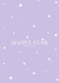 SIMPLE STAR -PURPLE-