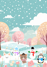 Kawaii scandinavian style(Winter-590)