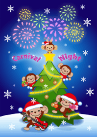 Smiling little monkey-Carnival Night