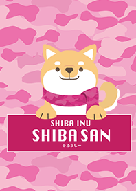 SHIBAINU SHIBASAN -camouflage pink-