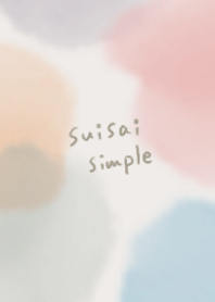 Simple watercolor touch theme