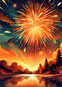 Beautiful Fireworks Theme#886