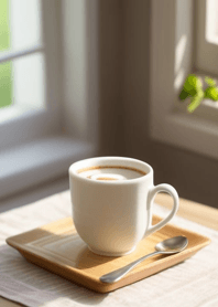 Leisurely coffee time   64A2f1