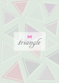 Triangle Ribbon'Green'