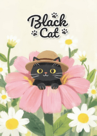 可愛的幸運黑貓主題 35