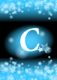 C-Initial- Light blue star