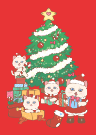 Xmas with Cat santa 6