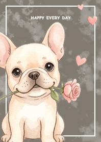 French Bulldog3/Marble/brown