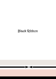 Black Ribbon on Soft Background