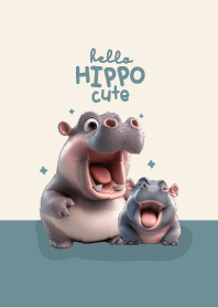 Hello! Hippo Cute