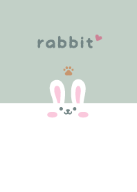 Rabbits. Pad [Dullness Green]