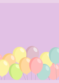 Pastel balloons03 light purple