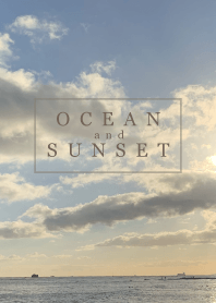 OCEAN and SUNSET-HAWAII-