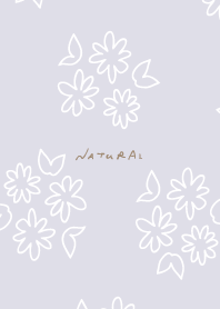 white line round flower10 from Japan