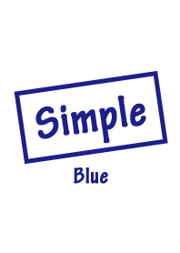 SIMPLE BLUE style