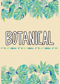 Beige Navy : BOTANICAL THEME