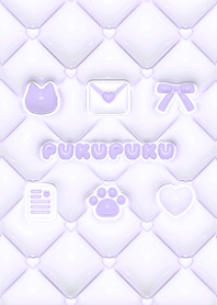 ぷくぷく♡ねこ - パープル 1