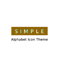 Alphabet Icon Theme 137