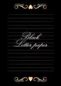 Black Letter paper *GOLD*