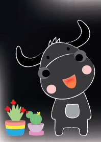 Buffalo and cactus theme