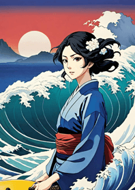 Bright Moon and Dawn a2393C