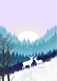 Dear in the forest