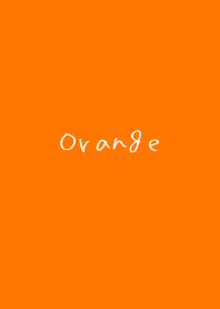Simple orange color – LINE theme | LINE STORE