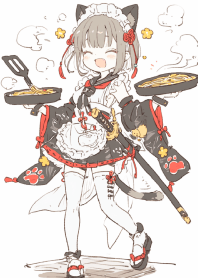 A catgirl maid can do everything 28