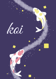 Fish 001-2 (Nishikigoi/Purple)