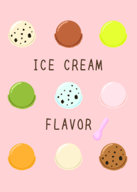 ICE CREAM FLAVOR/STRAWBERRY PINK