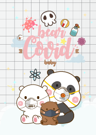 Baby Bear Covid-19 White