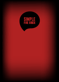 Black & Fire Brick Theme