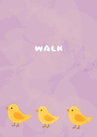 Nordic style birds02light purple