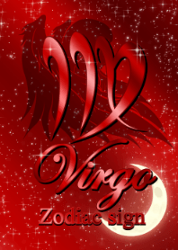 12 constellations Virgo red