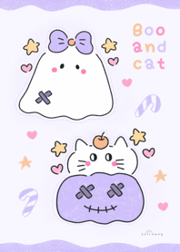 Boo and cat :) :)