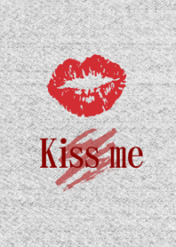 Kiss me ～ホワイトデニムにキスマーク