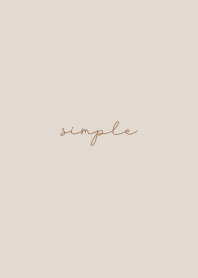 simple logo  - beige 02